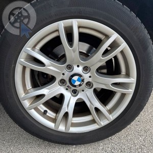 Roue occasion  0' BMW X1 pneu CONTINENTAL  dpt 25 