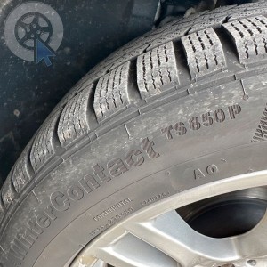 Roue occasion  0' BMW X1 pneu CONTINENTAL  dpt 25 